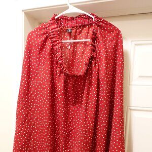 NWOT Woman's red skirt from Relax. Size XL
